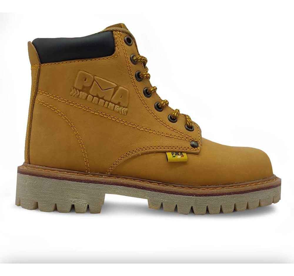 Bota Napa Miel Hombre Caballero Pma Industriales Casquillo/v