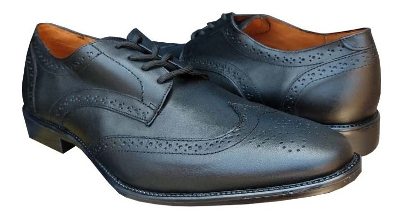 Zapato De Hombre 20hrs Vestir Piel Soft 640 Negro Soft /v - Image 3