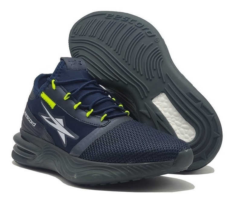 Tenis Deportivo Runing Eescord Negro/rojo Caballero Hombre - Imagen 12