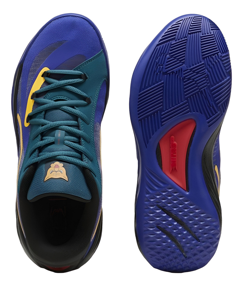Tenis Puma Hombre Caballero All Pro Nitro Crowd Craze Azul Basquetbol /v - Image 4