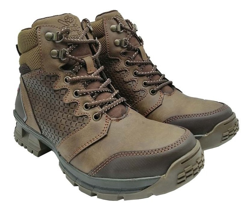 Botín Para Hombre Café De Tacón Plataforma Speedy 7667/v - Image 2