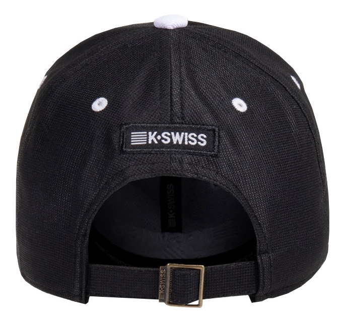 Gorra K-swiss Hombre Caballero, Blanco, Negro, Textil - Image 4