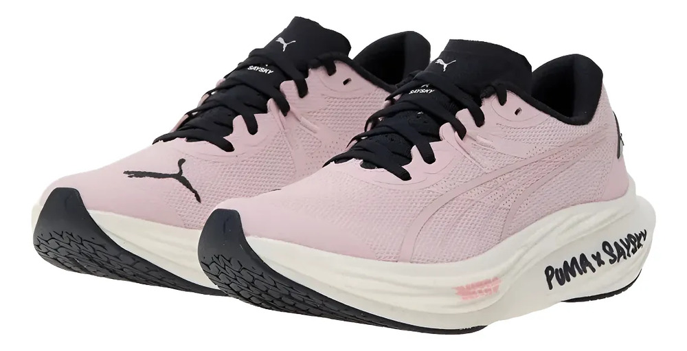 Tenis Puma Mujer Deviate Nitro 3 Saysky Wnsent Rosa31105901 - Image 3